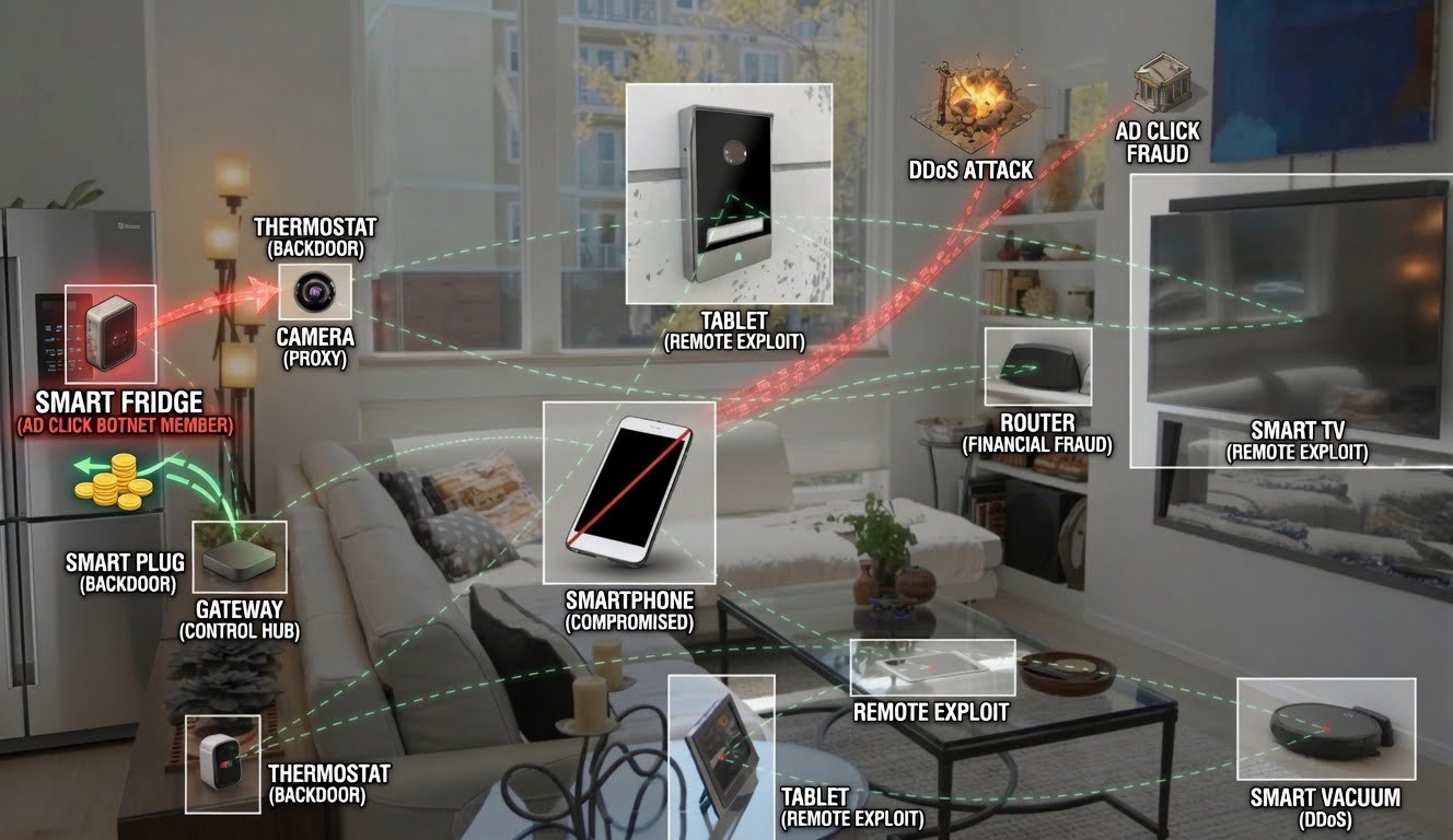 IoT botnet residential proxy risk