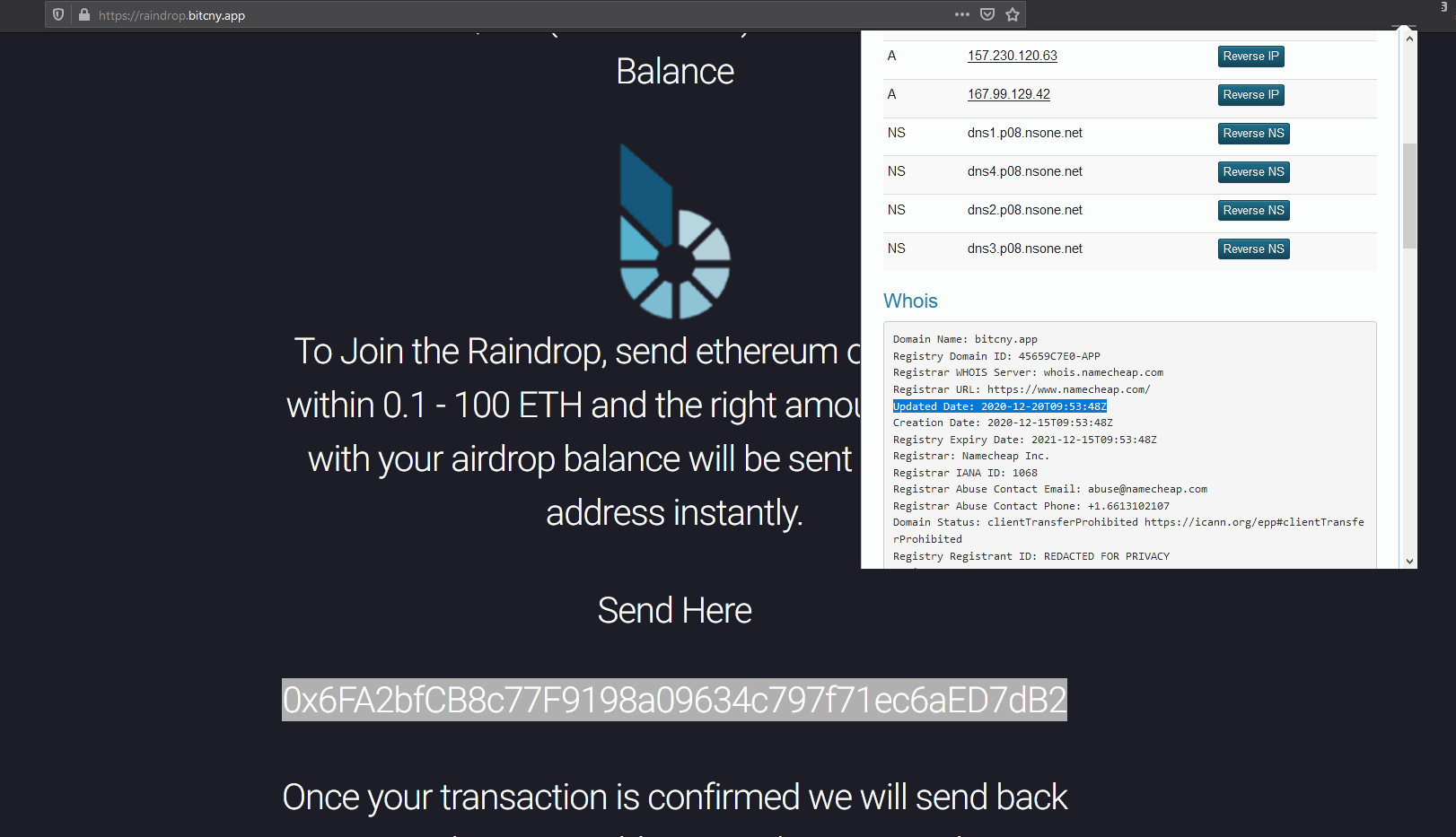 Dodgy contract example