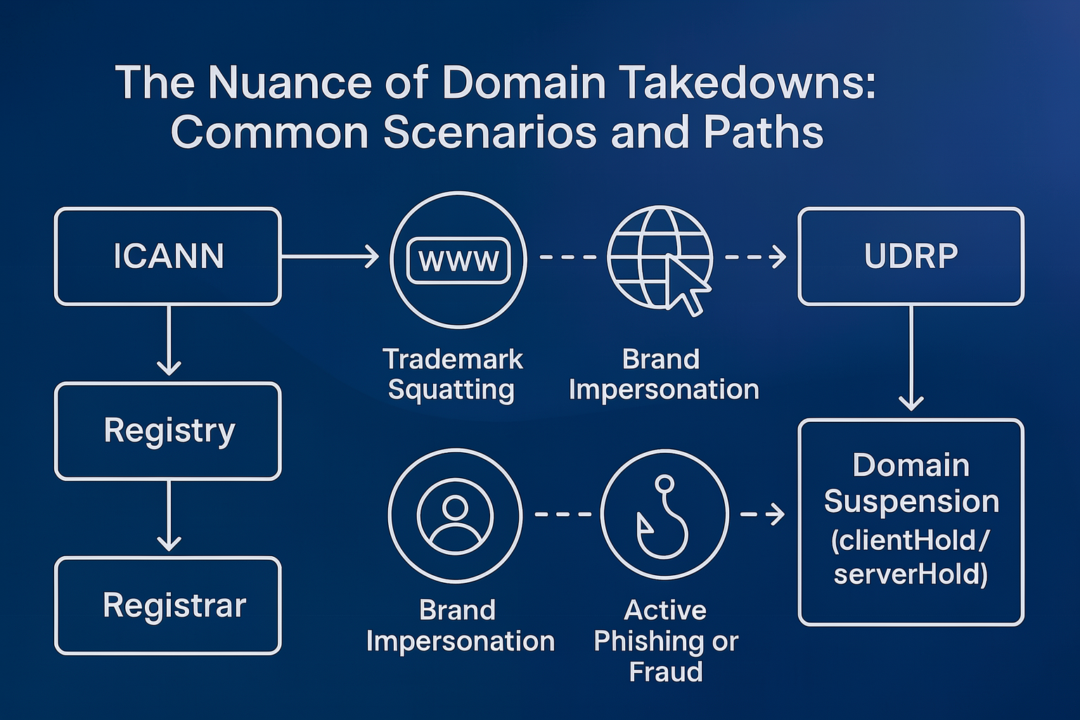 The Nuance of Domain Takedowns: Common Scenarios and Paths