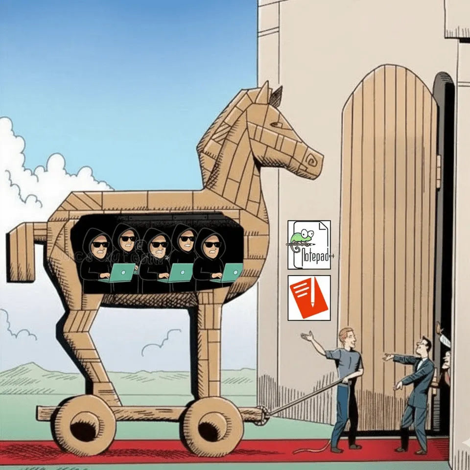 Trojan horse with attackers inside as supply chain attack